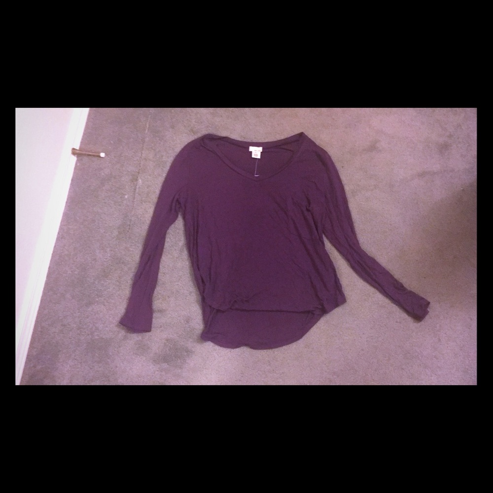 Purple tunic top